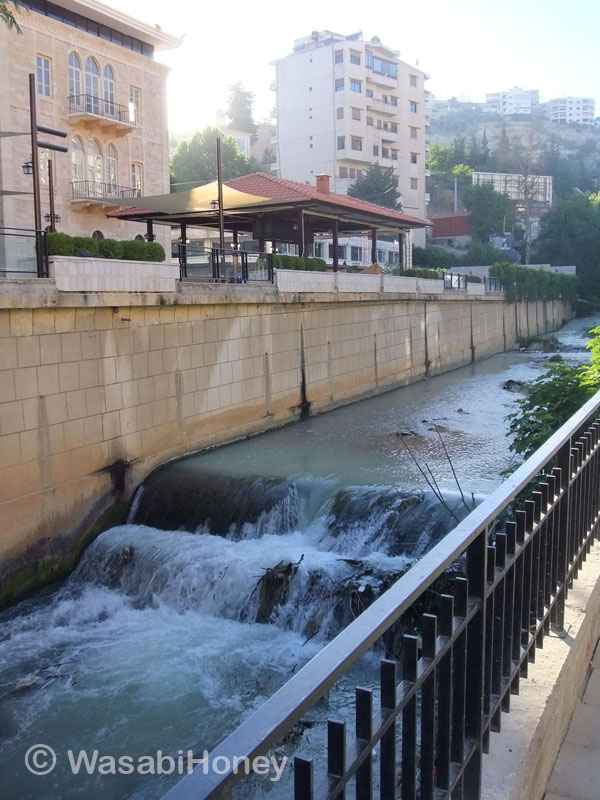 The Berdawno river, dammed below Cristal Grand Hotel Kadri 1 by Wasabi H.