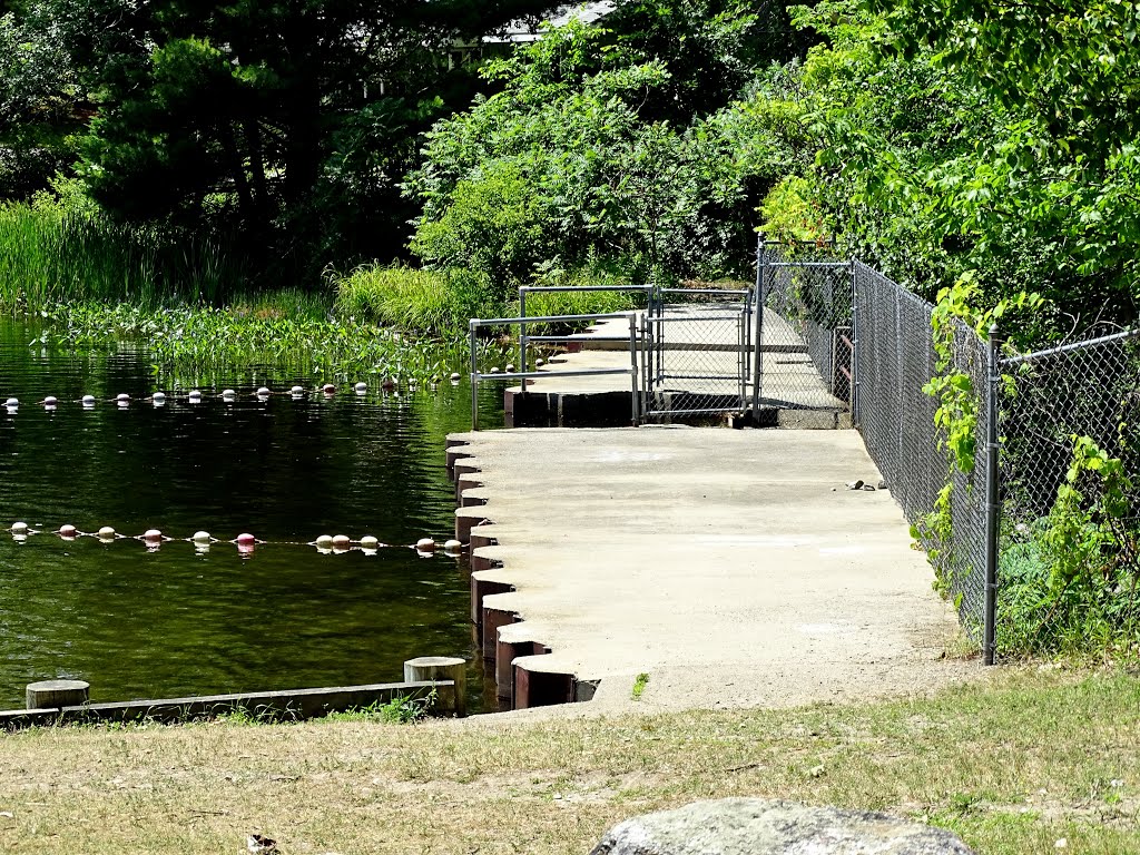 Stevens Pond Dam, Liberty, Maine by BA Bartlett