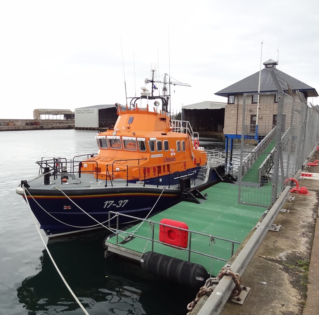 Fifer at Buckie Lifeboat by Geo Stewart