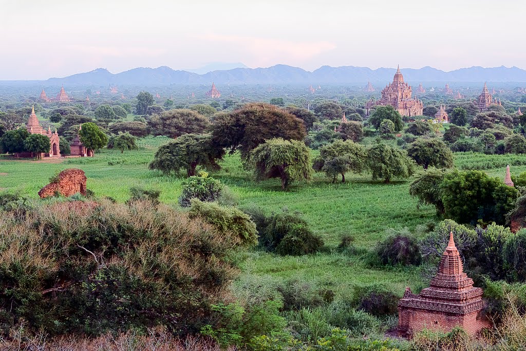 Bagan Temples (3) by Jon Kogut