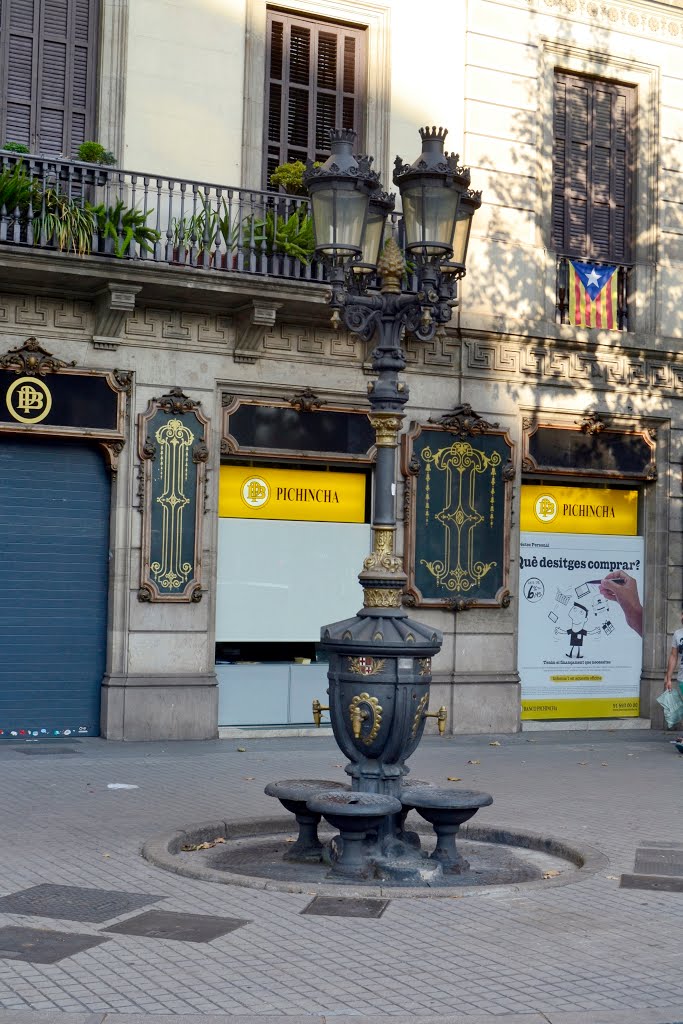 FONT CANALETES GRAN VIA DE LES CORTS CATALANES - CARRER PAU CLARIS by Yeagov