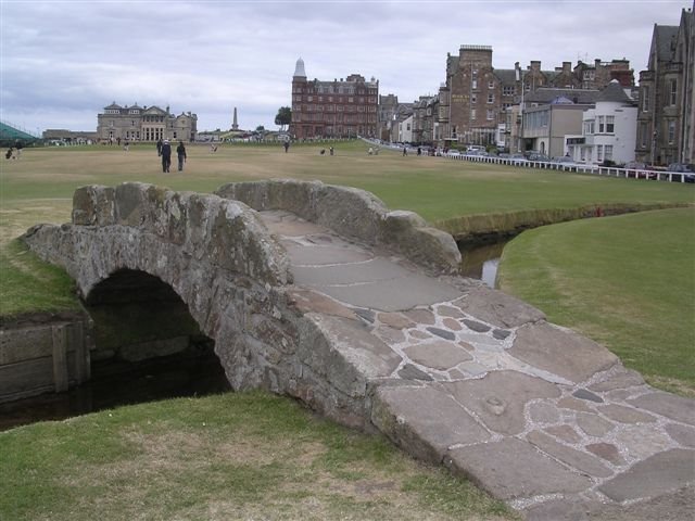 St Andrews Golf Course Bridge by Aaron Kelly