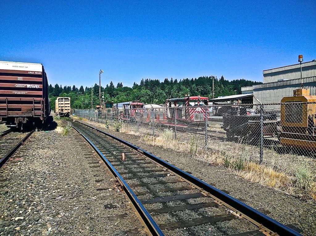 Tracks on Front Street. by Valkyrie Rider