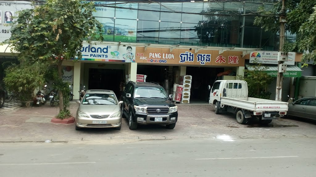 On the road in phnom penh by Dao Trong Thuan