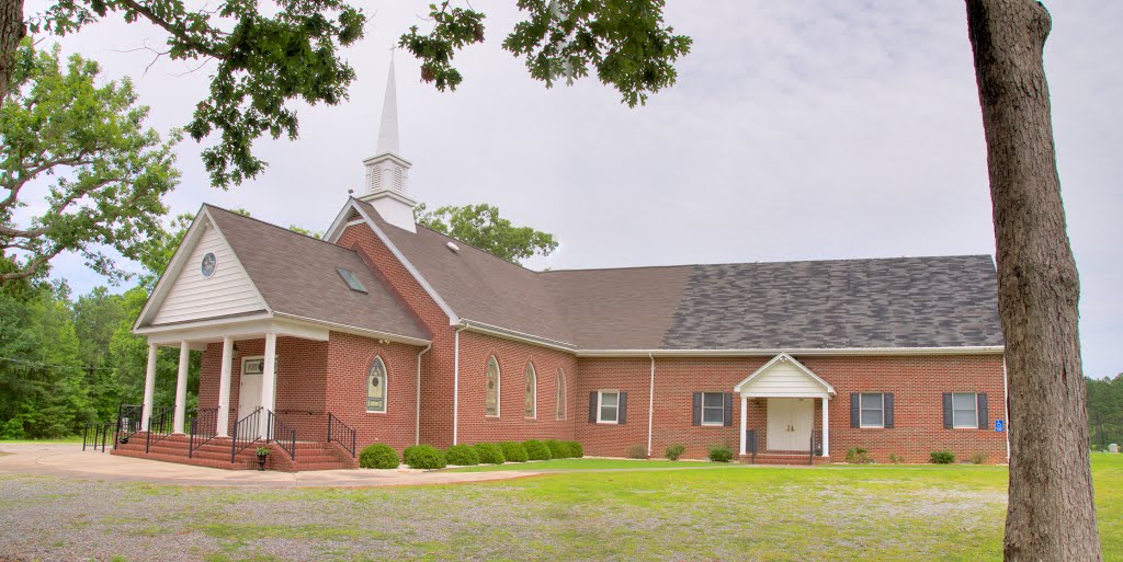 VIRGINIA: MIDDLESEX COUNTY: SALUDA: New Hope United Methodist Church, 2489 Lewis B. Puller Memorial Highway East (S.R. 33E) panorama by Douglas W. Reynolds,…