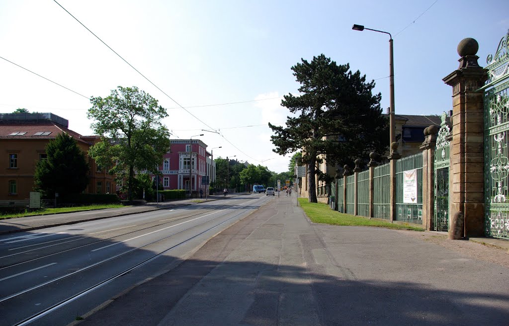 Stadtansicht in der "Friedrichstraße" - Gotha, n.S. by Jens H.