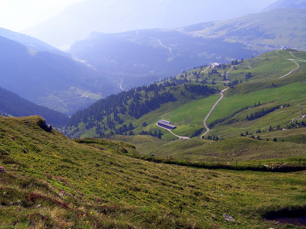 Müllachgeier; Blick zur Dorfbahn Mittelstation by dietmarproske