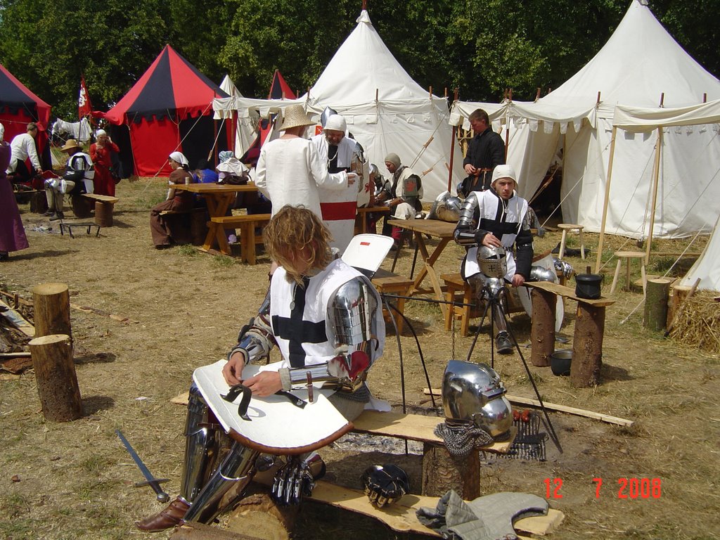 2008 Grunwald battle reconstitution The camp of Teutons by Viorel Ciuna