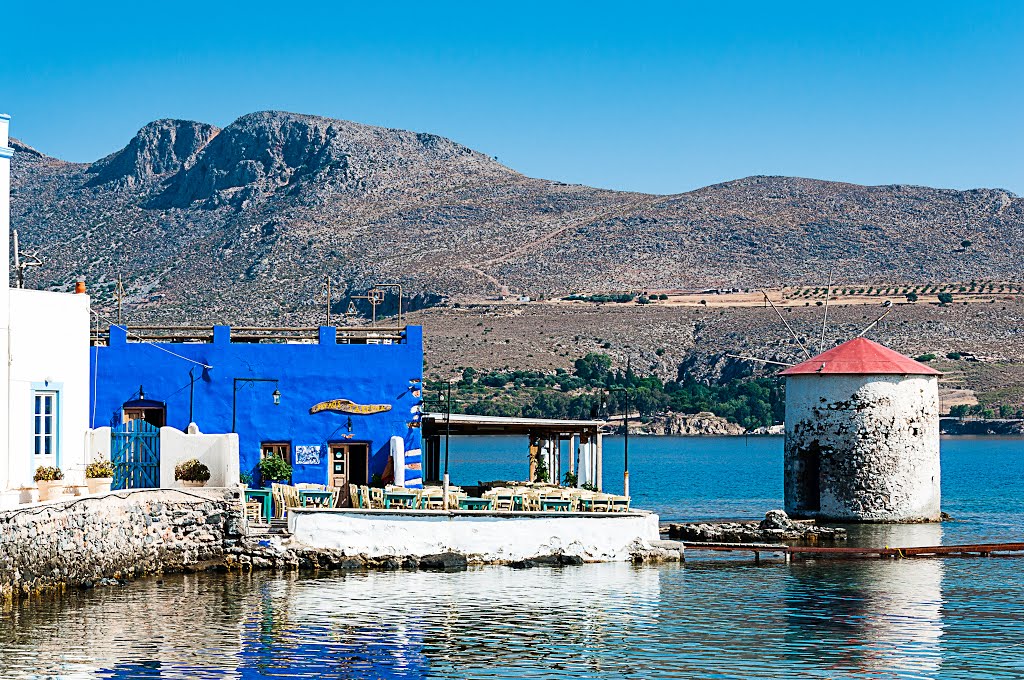 Agia Marina, Leros by Kevin Thornton