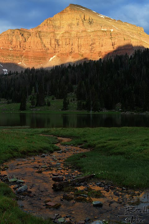 Allsop Lake and Yard Peak Sunrise - High Uinta Mountains Wilderness, Utah - July '15 by Brett Pelletier