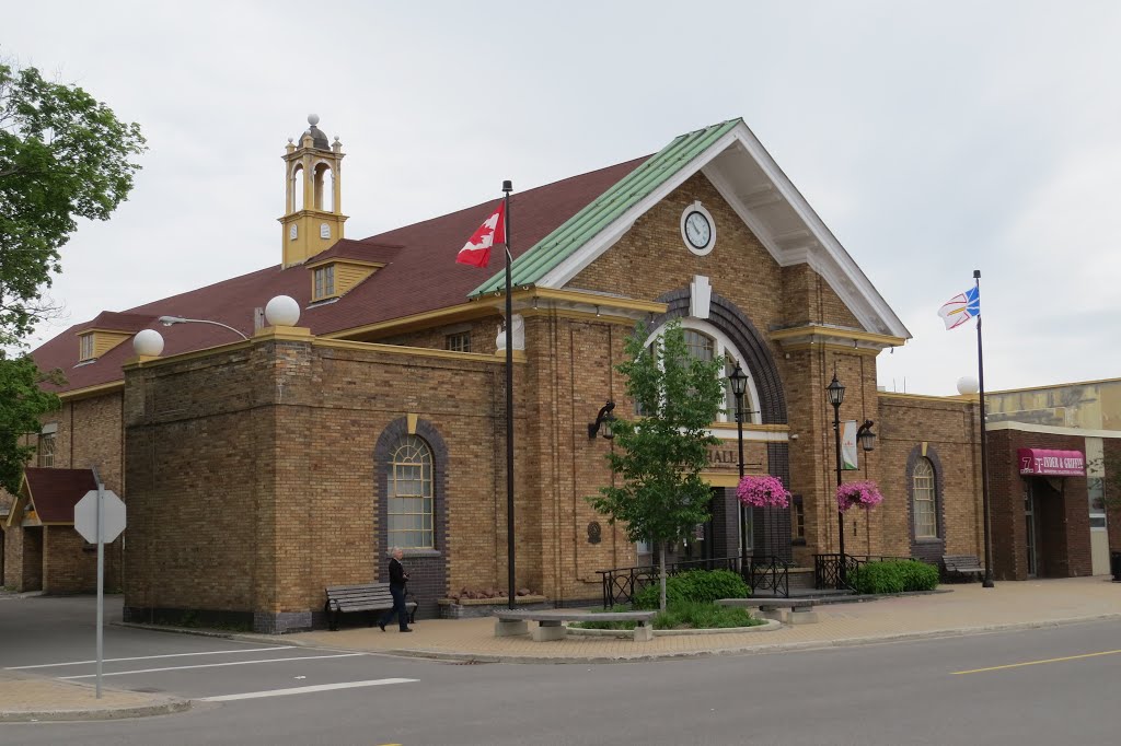 Grand Falls Town Hall known as Harmsworth Hall. Built in 1929, just as the great depression hit. by Steve Manders