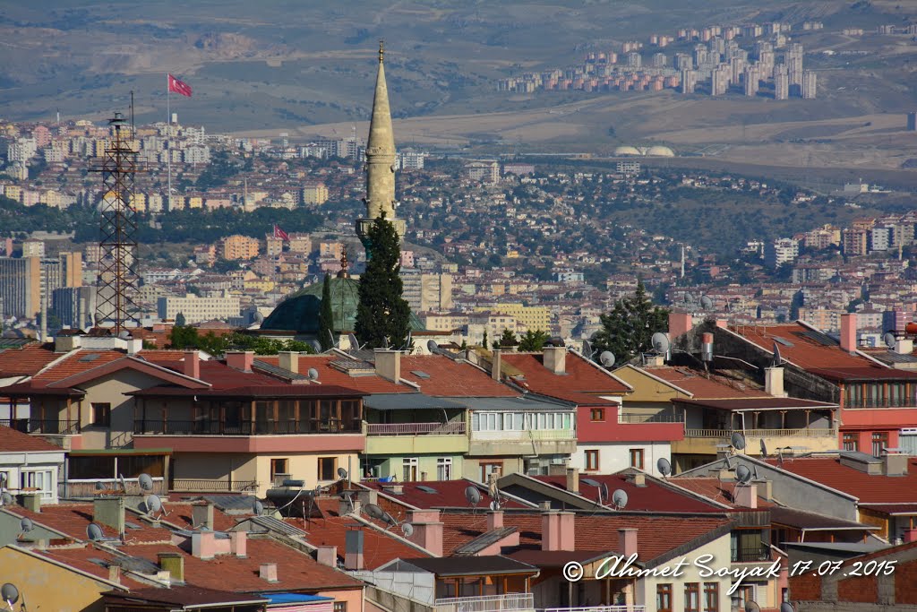 Yenimahalle üzerinden 50. yıl parkı. Kusunlar TOKİ, Elmadağ by ahmet soyak