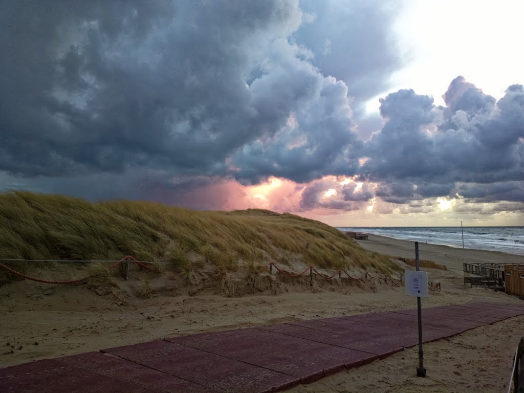 Texel - De Koog - Zeereep - North Sea Beach - View SW - December 2014 by txllxt TxllxT