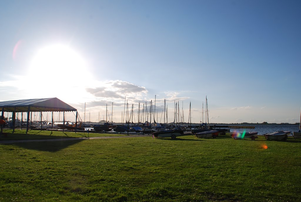 Zeilbootjes in de haven van het Schildmeer by Netty van der Deen- …