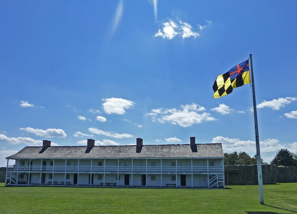 Fort Frederick's Unique Flag by Steve Christy