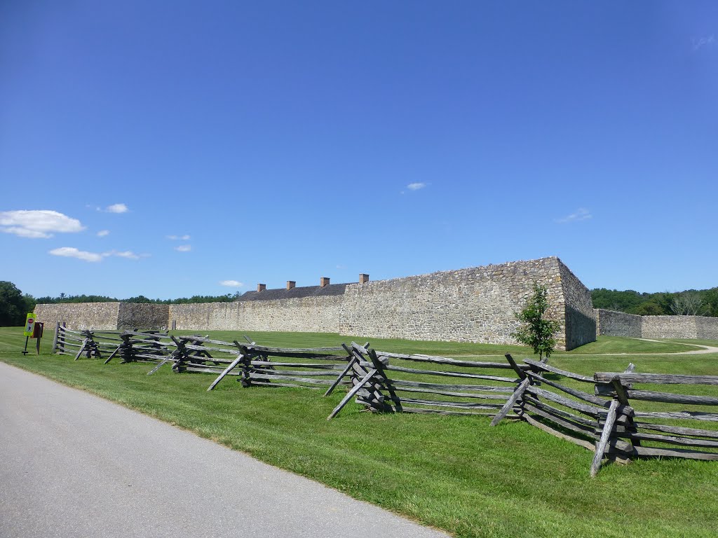 Bastions at Fort Frederick by Steve Christy