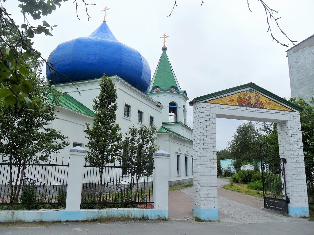 Кола. Церковь Благовещения Пресвятой Богородицы by Людмила Гончарова