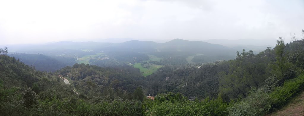 VALLEY VIEW FROM THE RAJA SEAT, MADIKERI by ALENDE DEVASIA