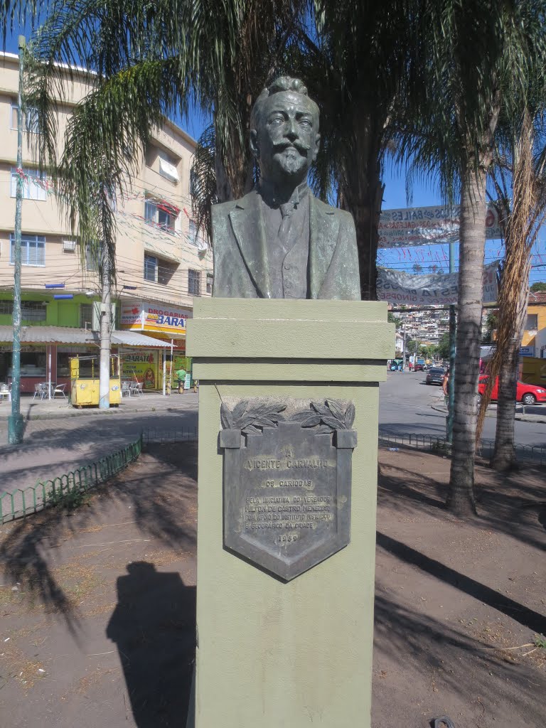 Bust of the poet/Busto do poeta Vicente de Carvalho by Ivo Korytowski