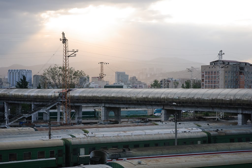 Tbilisi Central Station by Marek Ziółkowski