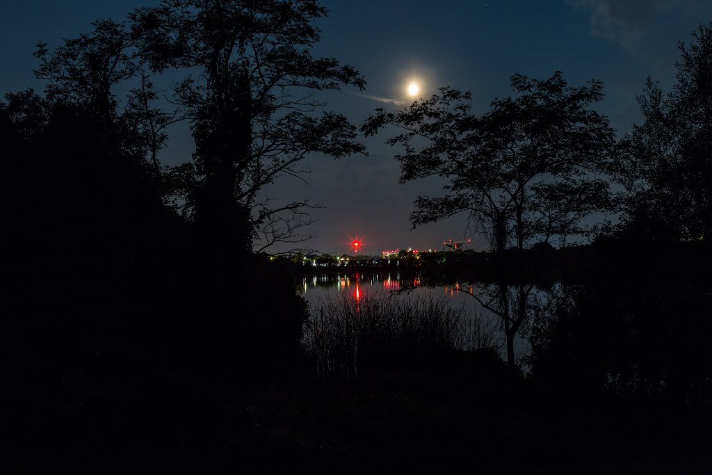 Viehofner See bei Nacht by oberandy