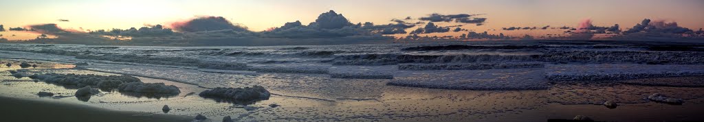 Texel - North Sea Beach - Paal 17 - January 2015 - ICE Photocompilation Viewing from SSW to NNW by txllxt TxllxT