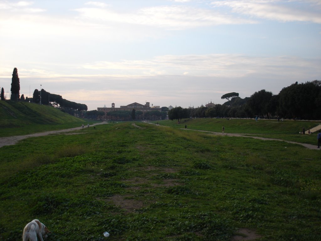 Circus Maximus at sunset, Rome, Italy by Majid Varedi