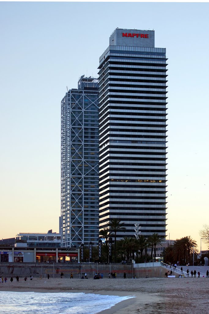 MAPFRE and Hotel Arts towers by Yuri Rapoport