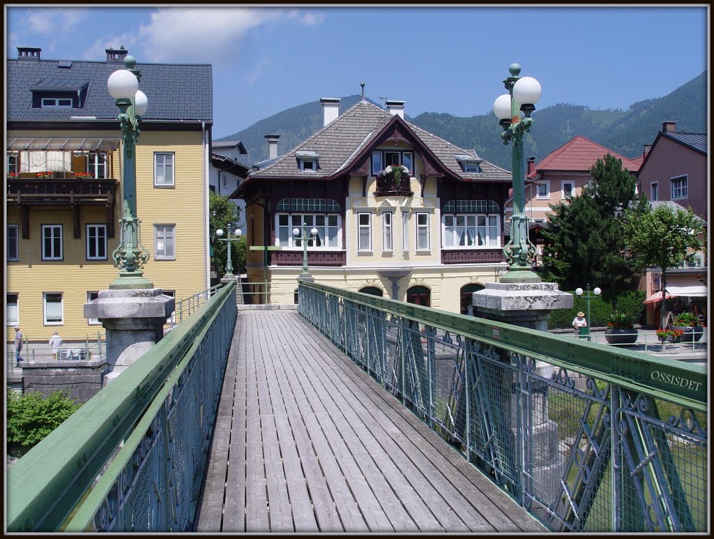 Bridge over Traun, Bad Ischl (Sisi Town) by Detlef Gladbach