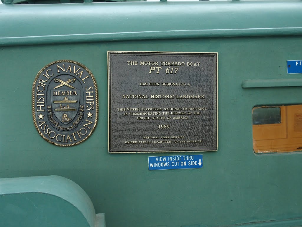 PT Boat Identification Plaque by J. M. Bennett