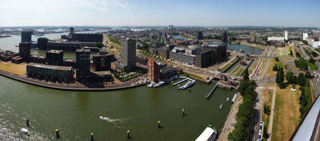 Euromast in Rotterdam - 1 - Panorama - Rheinradweg - 11.07.2015 by torte276