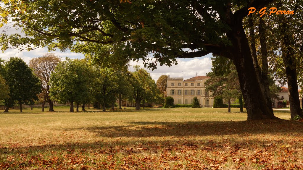 Château de St Maurice-de-Rémens / XVIIIe siècle by Pierre Perronpg