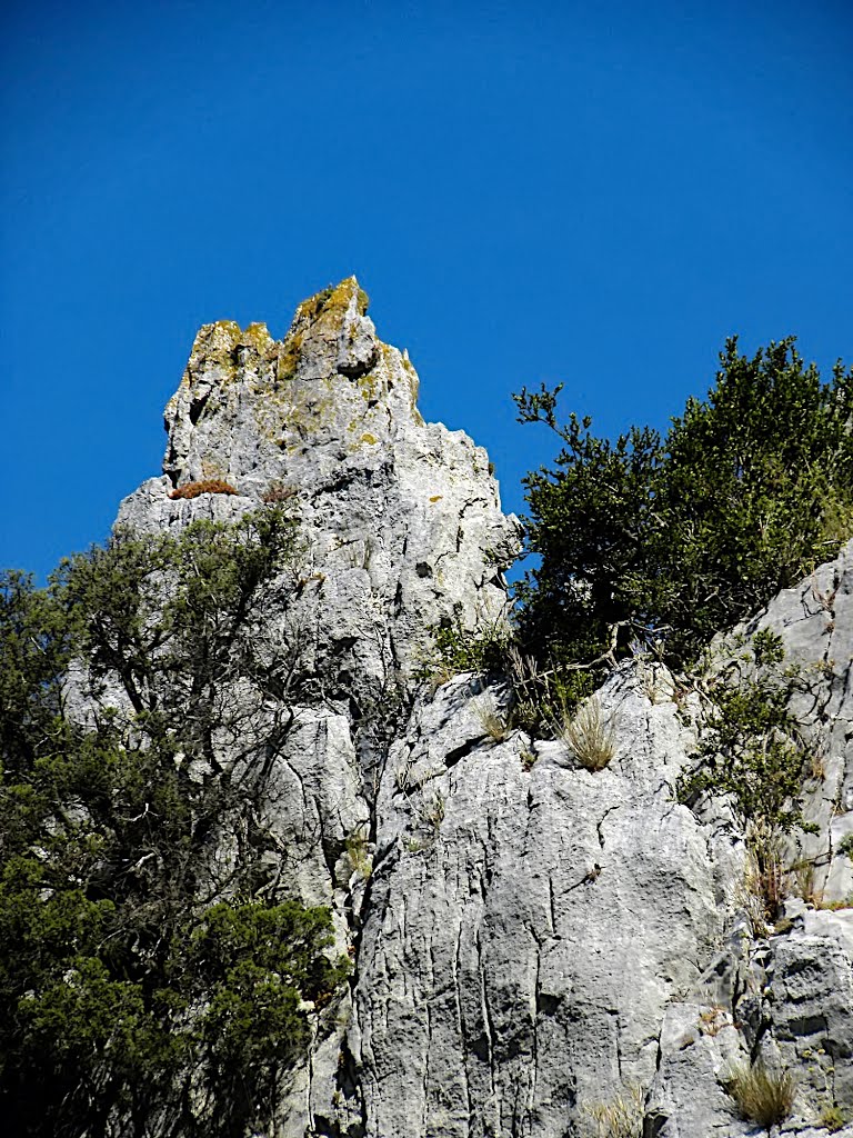 Gargantas de Galamus - Entremèg Sant Pau de Fenolhedés e Cubièra de Peirapertusés - Occitania by Franc Bardou