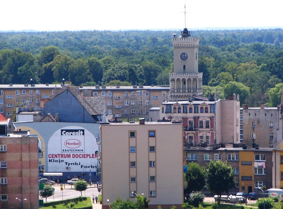 Panorama Żagania z wieży widokowej by fajna_asia