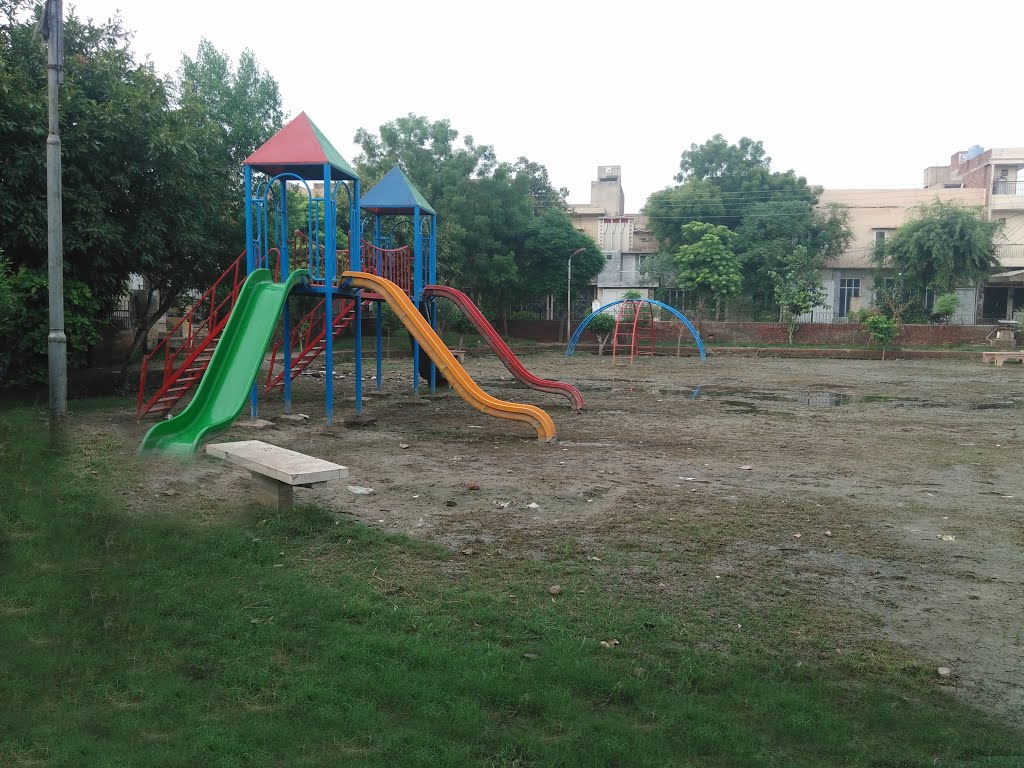 Swings & Slides at Aqsa Park Batala Colony Faisalabad by AbdulSattar Minhajia…