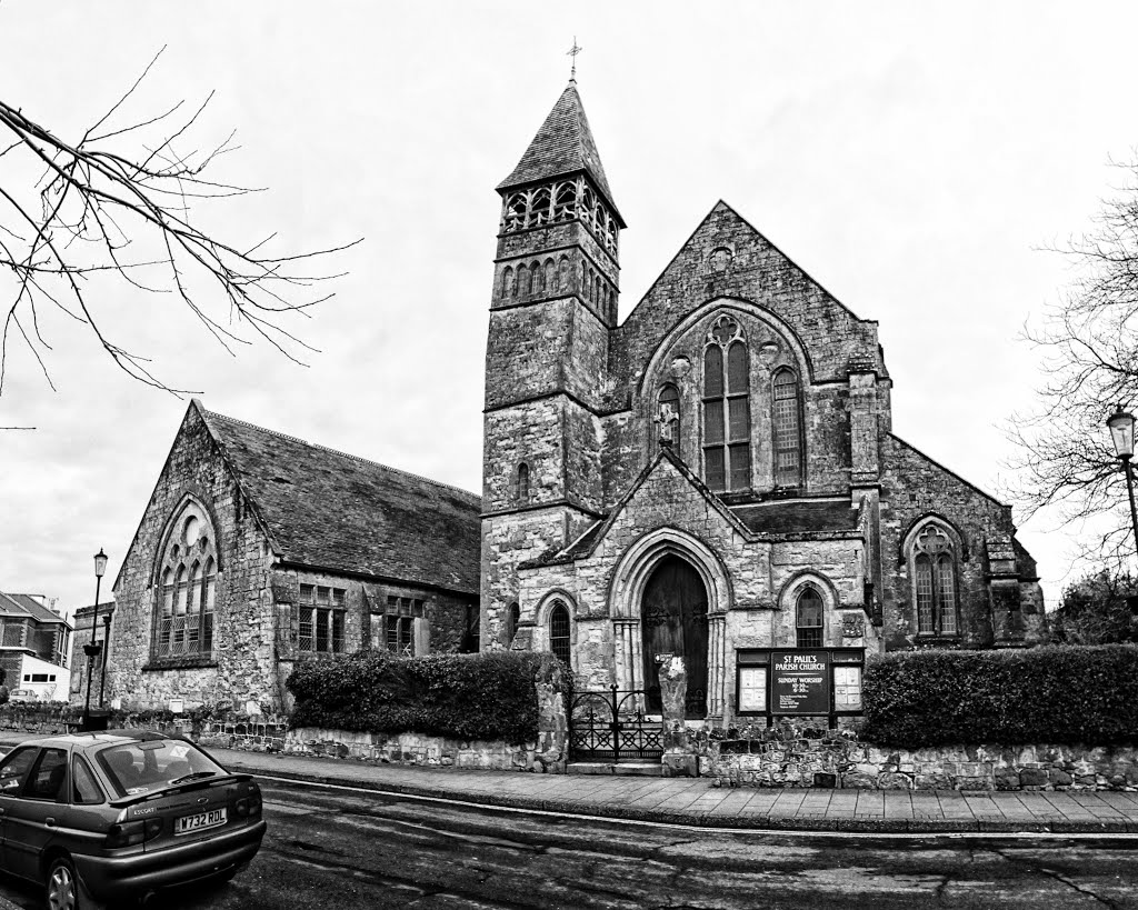 St Paul's Parish Church, Regent Street, Shanklin, Isle of Wight UK by Stuart Smith