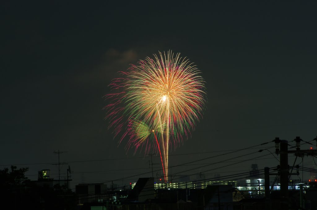 '15.7.25 江戸川区春江町から望む浦安市花火大会 by goigoi jigorou