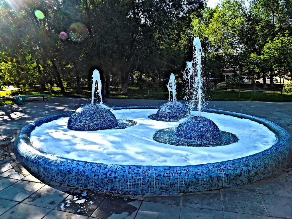 Пенный фонтан\foamy fountain by Dmitry Novichkov