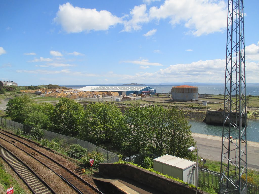 Burntisland Harbour. by Terry Gilley