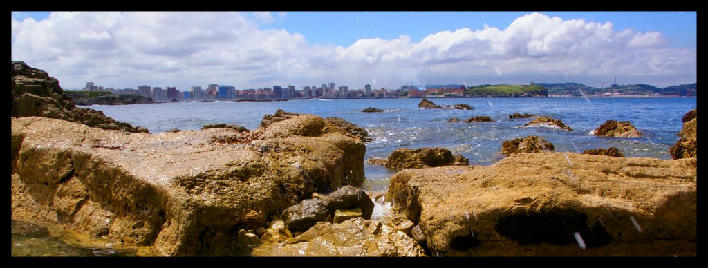 Panoramica de Gijón by saripu