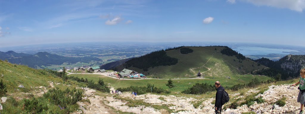 Kampenwand - Blick auf die Steinling-Alm by Heike Fröhlich