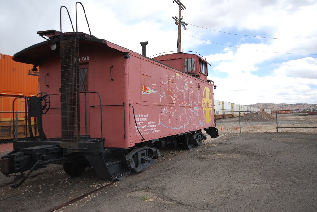 Santa Fe Railroad, Gallup, New Mexico by Jan Foss