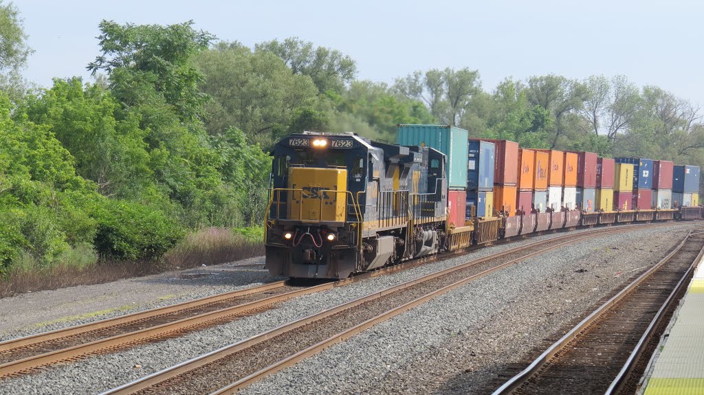 Westbound CSX Train by Joe Stroppel