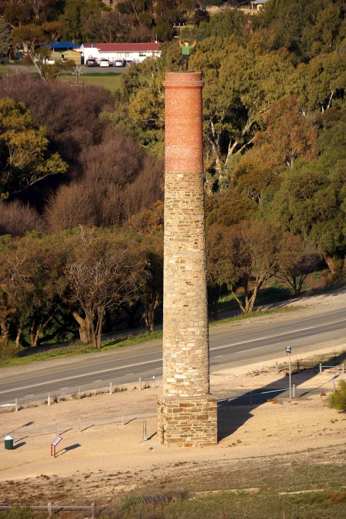 Peacock's Chimney, Burra by Peter Watts