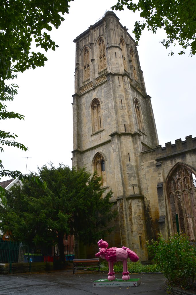 2015-07-26 It leans more than Pisa. Temple Church Temple St Bristol by Mummervideo