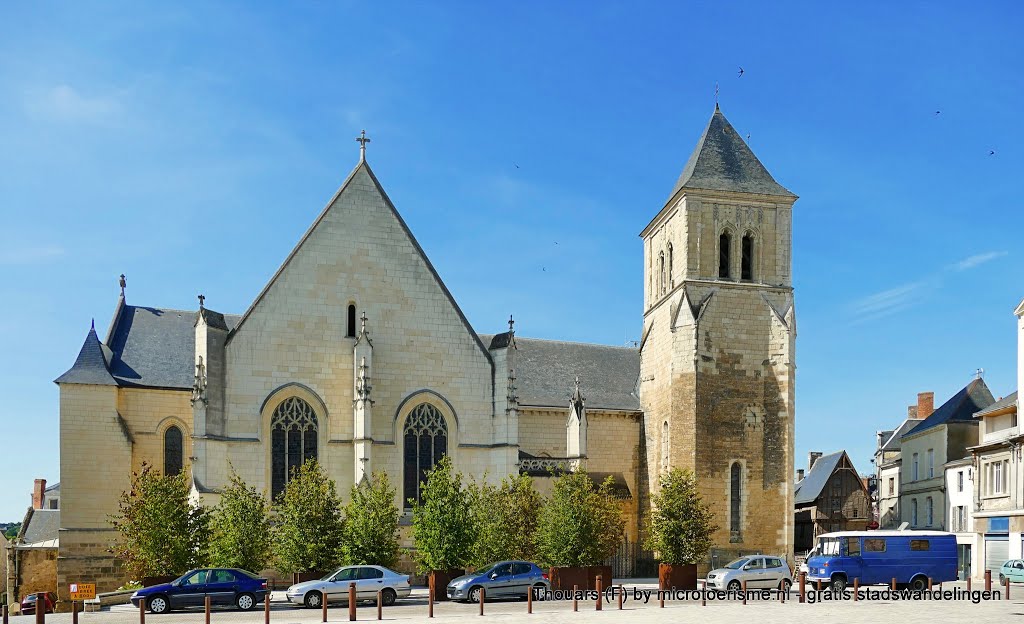 Thouars (F) - Église Saint-Médard | www.microtoerisme.nl gratis stadswandeling by InZicht