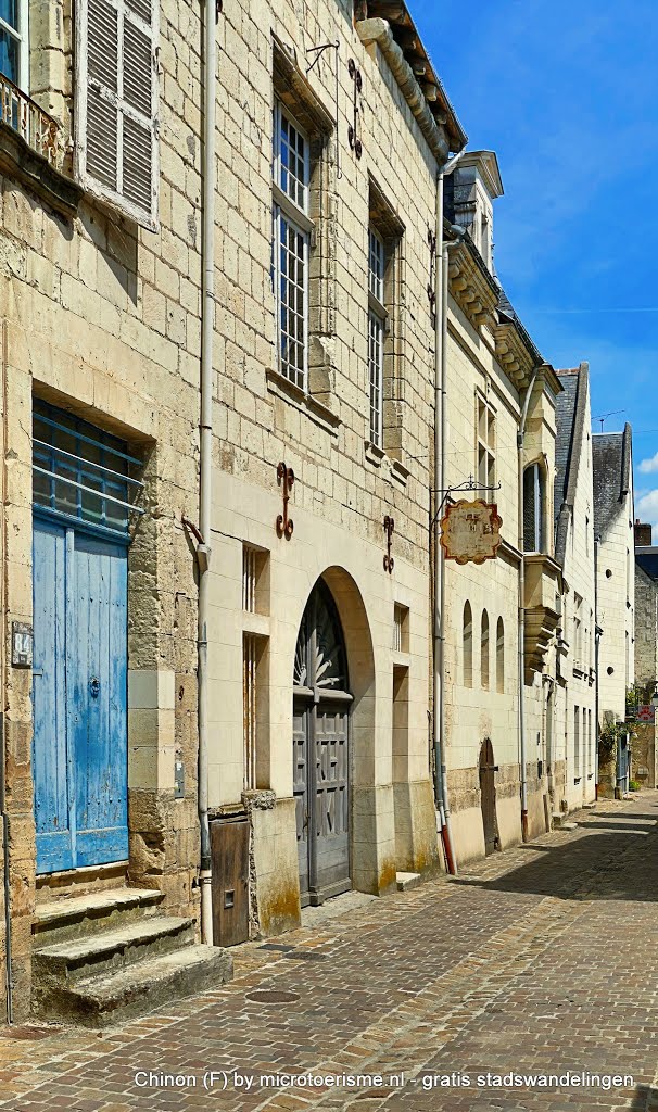 Historisch Chinon (F) | www.microtoerisme.nl gratis stadswandelingen by InZicht