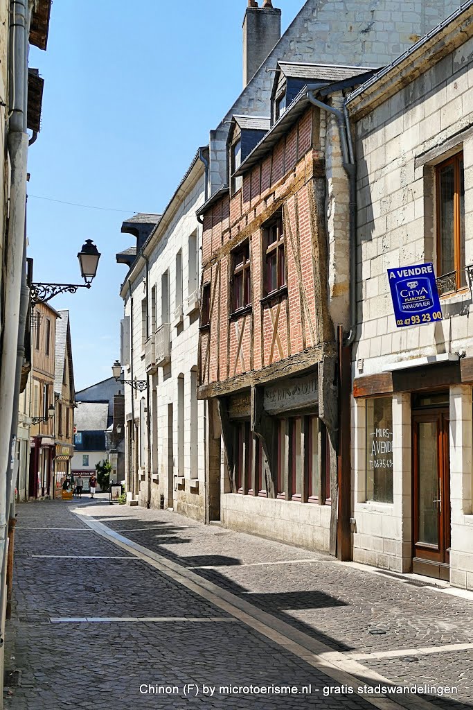 Historisch Chinon (F) | www.microtoerisme.nl gratis stadswandelingen by InZicht