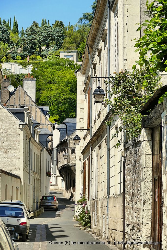 Historisch Chinon (F) | www.microtoerisme.nl gratis stadswandelingen by InZicht