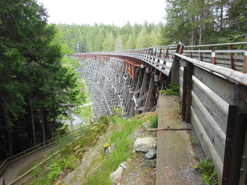 Kinsol Trestle - south end (Duncan, BC) by Ingemar Olson